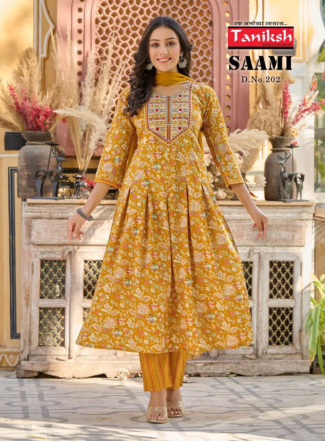 Taniksh Saami Vol 2 Wholesale Readymade Cotton Salwar Suits Catalog
